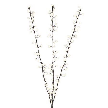 Celebrations Celebrations LED Pure White Lighted Branches 38 in. Yard Decor MICBTWIG38PWA